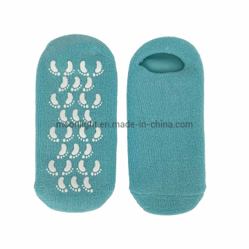 Medical Moisturizing Treatment Heel Socks Rubber Gel Socks for Foot Care